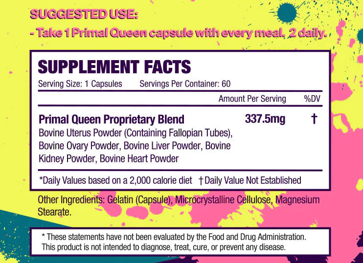 Primal Queen Beef Organ Superfoods Starter Kit - 30 Servings