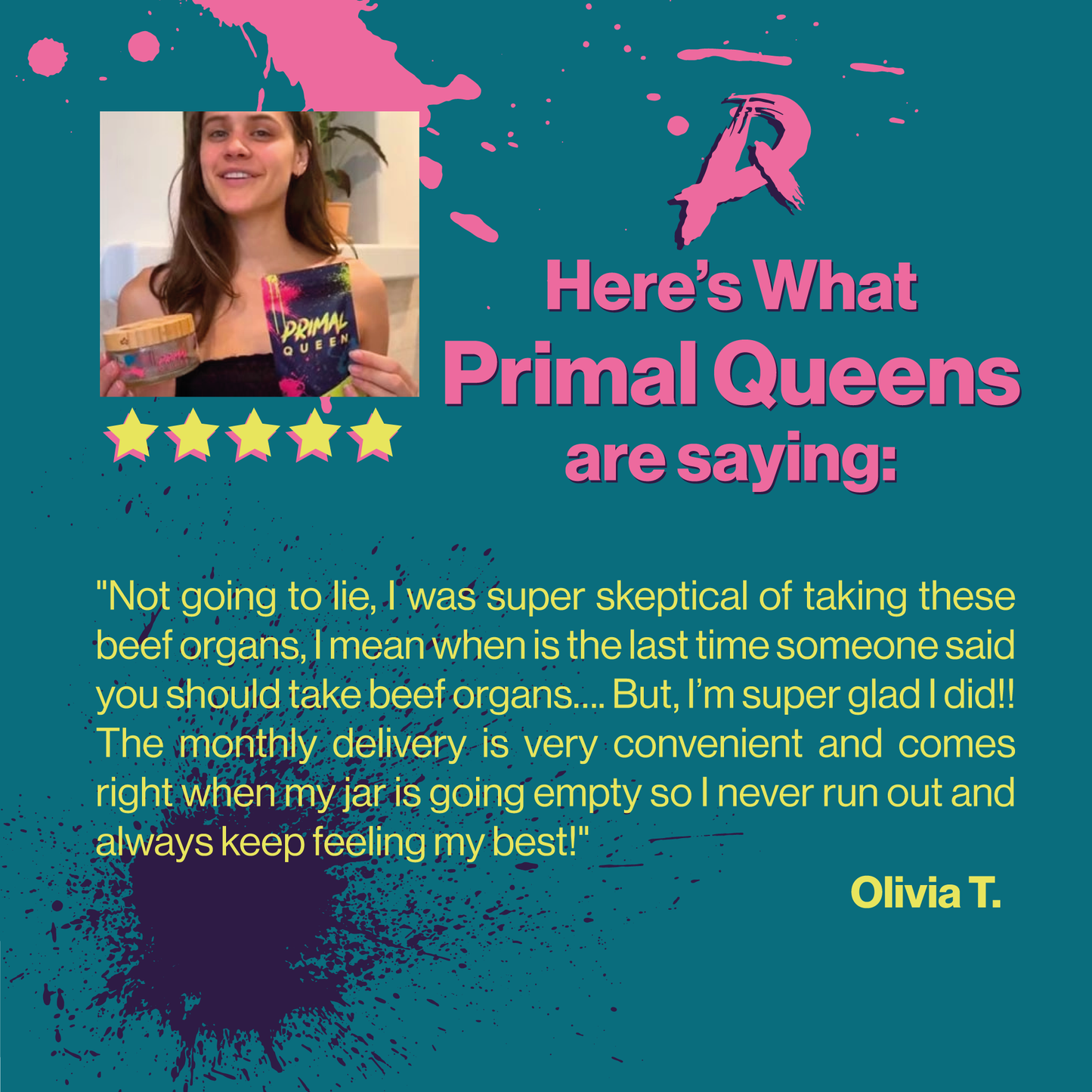 Primal Queen Beef Organ Superfoods Starter Kit - 30 Servings