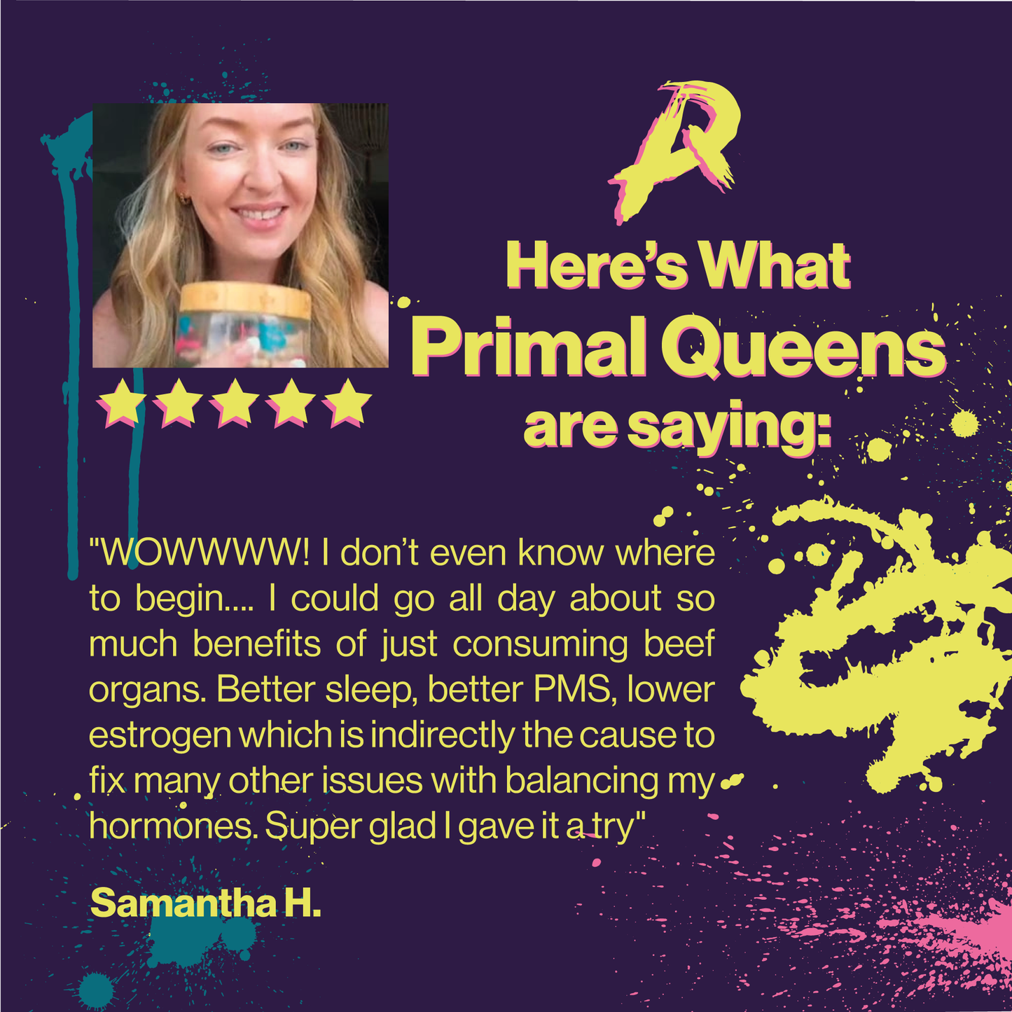 Primal Queen Beef Organ Superfoods Starter Kit - 30 Servings